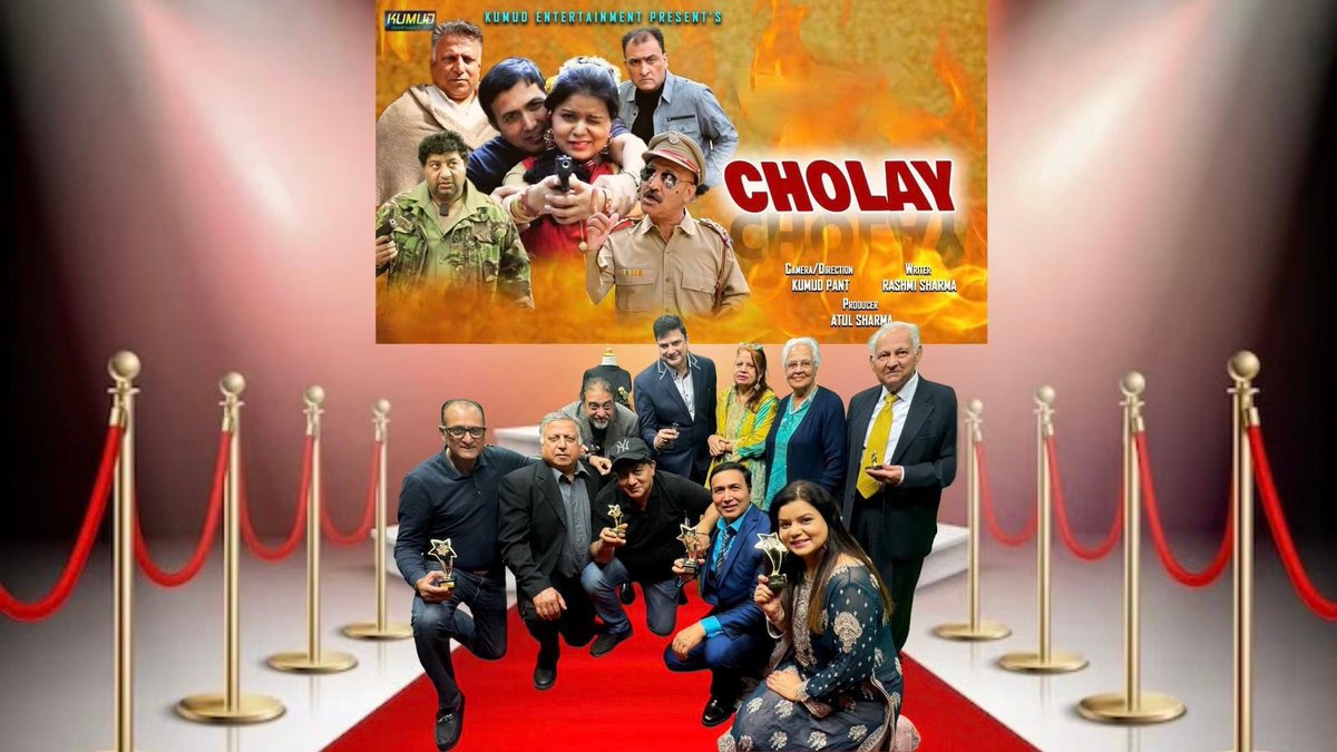 kumud999's tweet photo. I had great time Cholay movie Premiere at Showman Studio London. I have done acting &amp; direction on this movie Cholay . Thank you &amp; congratulations to entire team . https://t.co/HZ7uTTnogt