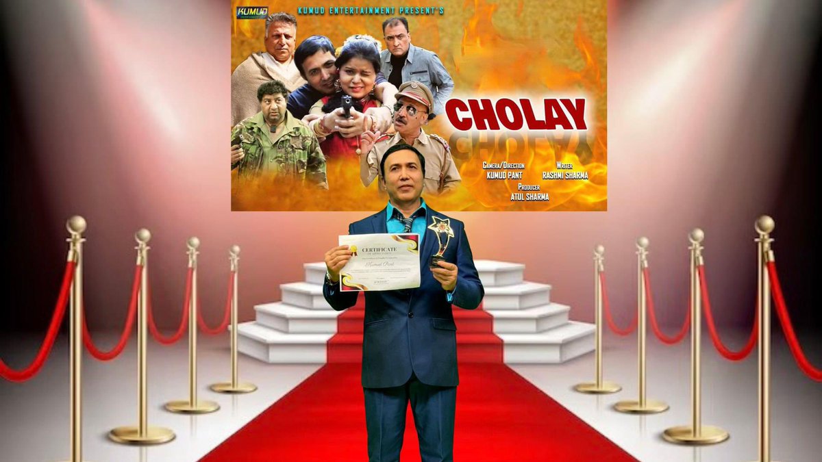 kumud999's tweet photo. I had great time Cholay movie Premiere at Showman Studio London. I have done acting &amp; direction on this movie Cholay . Thank you &amp; congratulations to entire team . https://t.co/HZ7uTTnogt