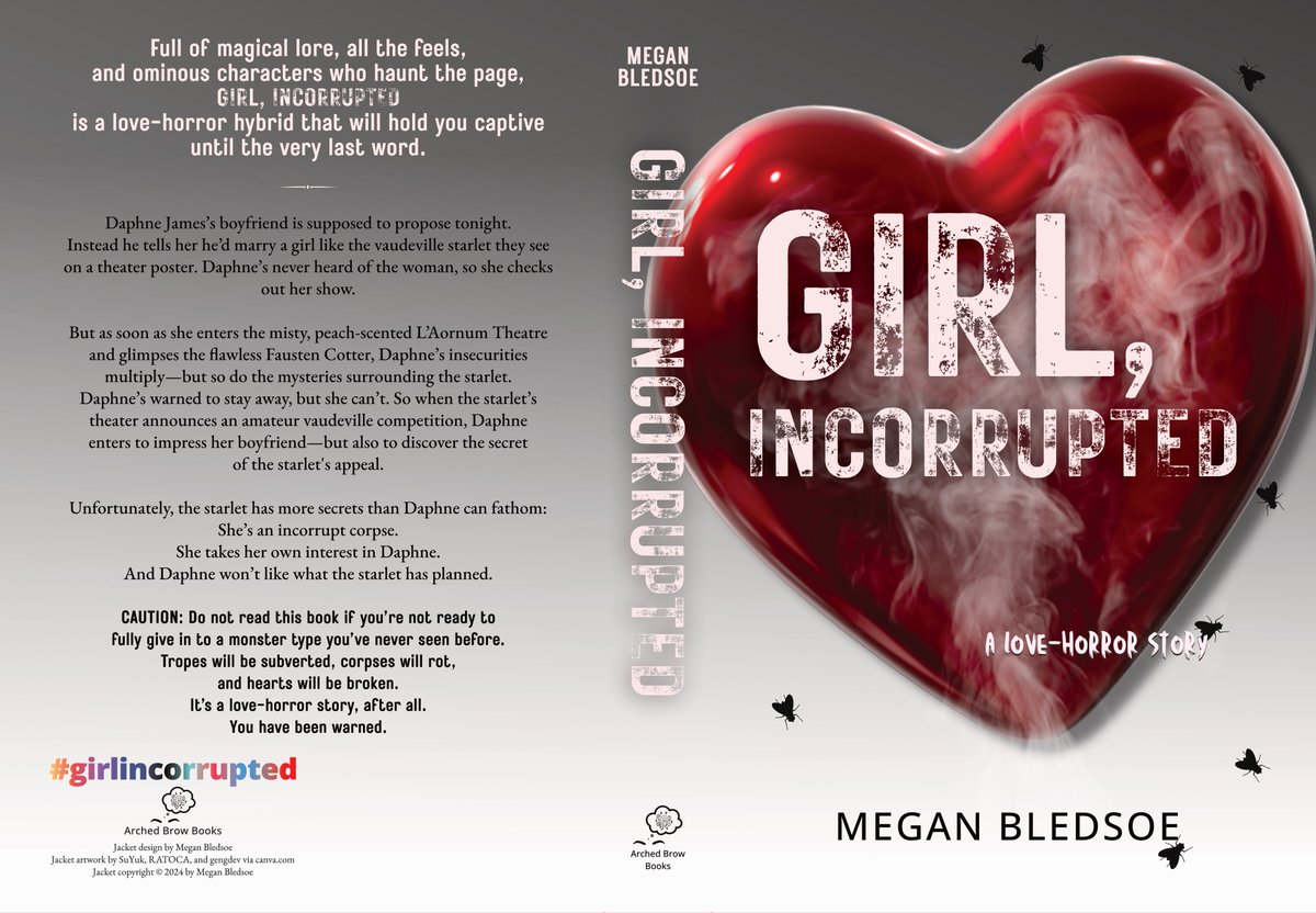 MeganBledsoe's tweet image. The GIRL, INCORRUPTED paperback is available now!
Find out what happens when Daphne entangles herself with the local vaudeville star, an #incorruptcorpse who decides that Daphne can help reanimate her body.
It's a #horror story... you have been #warned. 😈#halloweenreads