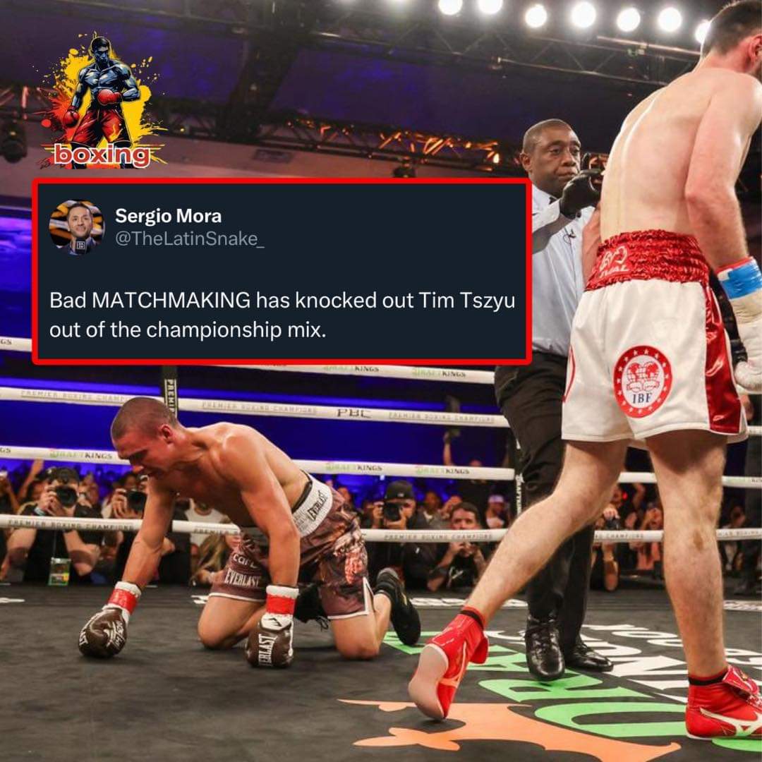 If you didn't publicly state that this was poor matchmaking before the fight, I don't want to listen to you say it now. You too, Lou Dibella. With all due respect, sirs.