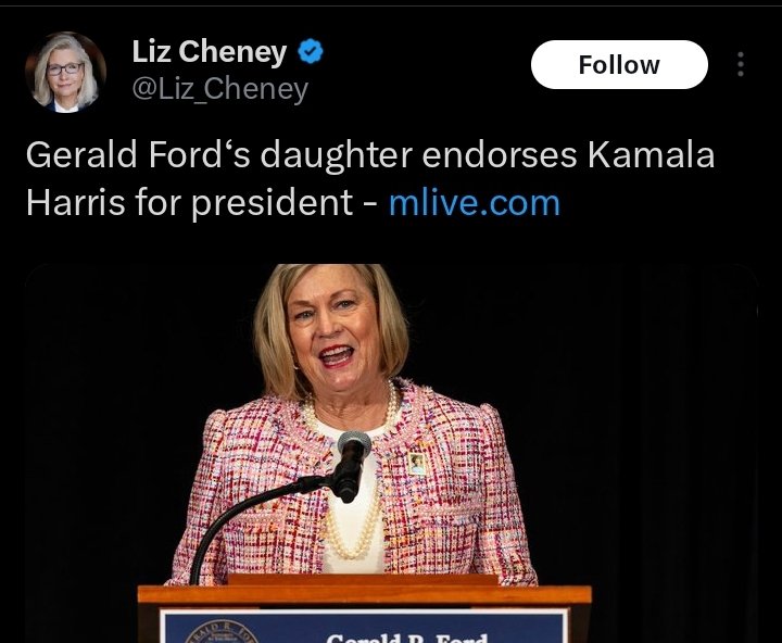 No one voted for Gerald Ford, and no one voted for Kamala Harris. Very fitting.

#Trump