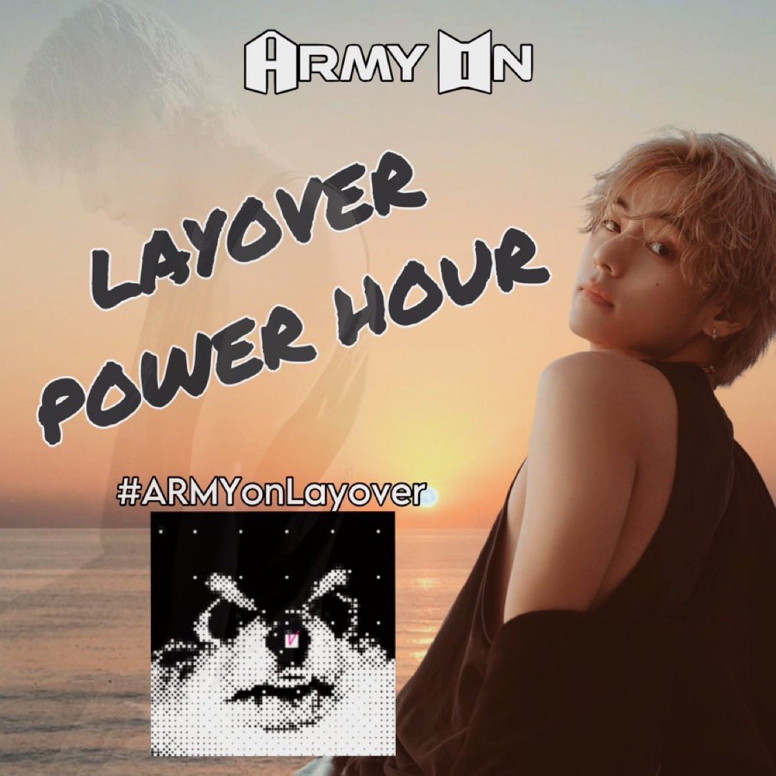 USARMYonAppleM's tweet photo. ‼️ Please join our #ARMYonLayoverVinyl Power Hour tonight (Oct. 21) at 8PM ET!

🐻 https://t.co/thocliS8KD 

💿 Remember to pick up your vinyl at Target, Barnes &amp; Noble, and Best Buy by Thursday, Oct. 24 9PM PT!

#LayoverLP #V #BTSV https://t.co/ZtPHZR51cU