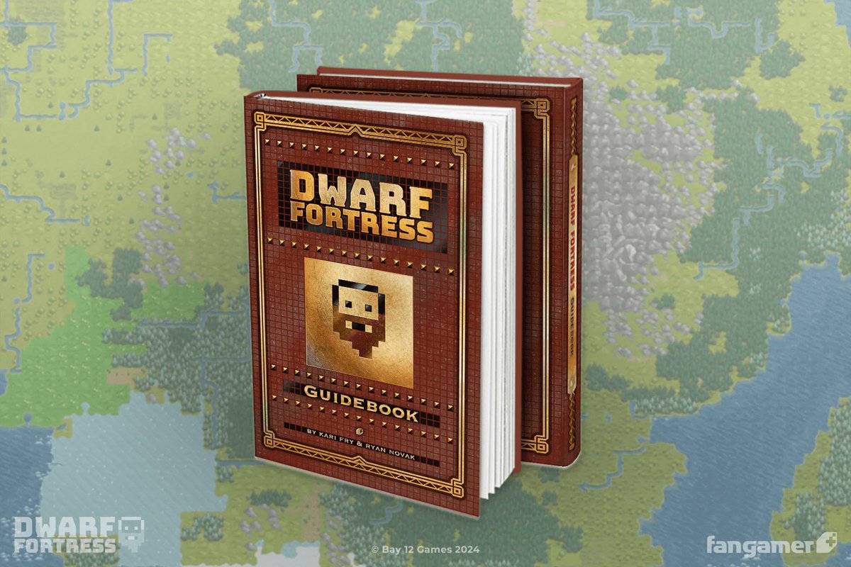 Fangamer's tweet photo. The Dwarf Fortress Guidebook is coming! Kari Fry and Ryan Novak's newest book is a richly illustrated, 192-page guide to building a fortress and keeping its dwarves fed, clothed, happy, and inebriated

Now available for preorder: https://t.co/xqOr59I7VT https://t.co/Nu4RyIIAju