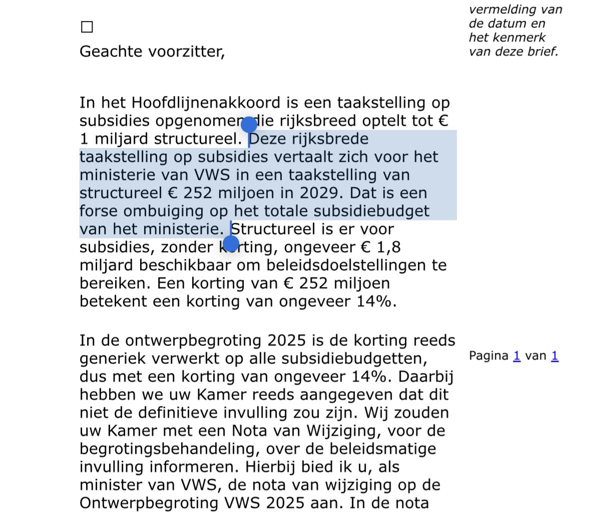 Terwijl het debat over de VWS-begroting woensdagochtend begint, kregen we zojuist pas de brief met de invulling van 252 miljoen aan bezuinigingen.

Slecht nieuws voor veel organisaties én echt niet oké dat de Kamer zo laat wordt geïnformeerd.

rijksoverheid.nl/ministeries/mi…