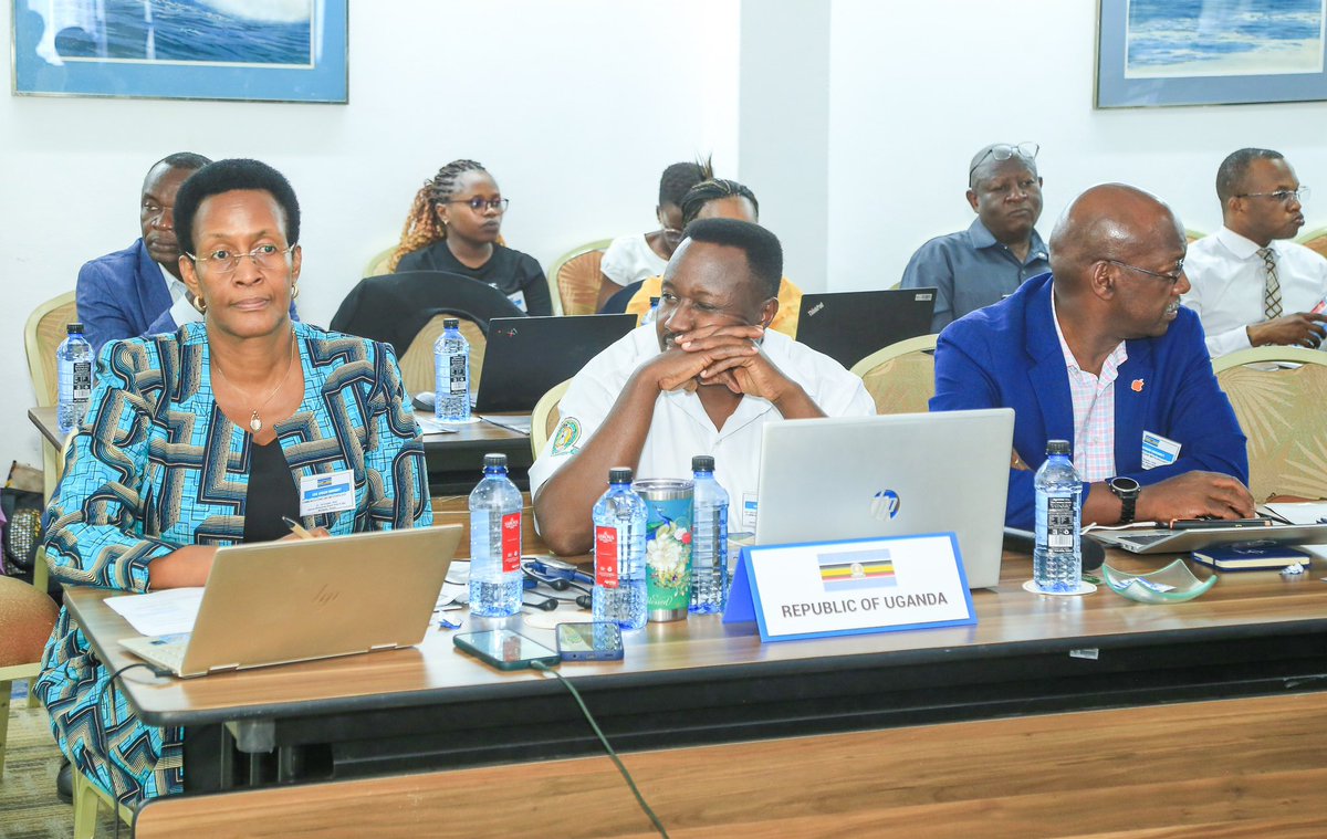 ArushaUganda's tweet photo. The 19th Sectoral Council on Transport, Communications, and Metrology is currently taking place in Mombasa from October 21st  to 25th, 2024. The Ugandan delegation is led by Commissioner Naboth from MEACA, accompanied by Consul General Amb. Anne Katusiime, Eng. Ruhesi from the https://t.co/fVt1s6z1PA