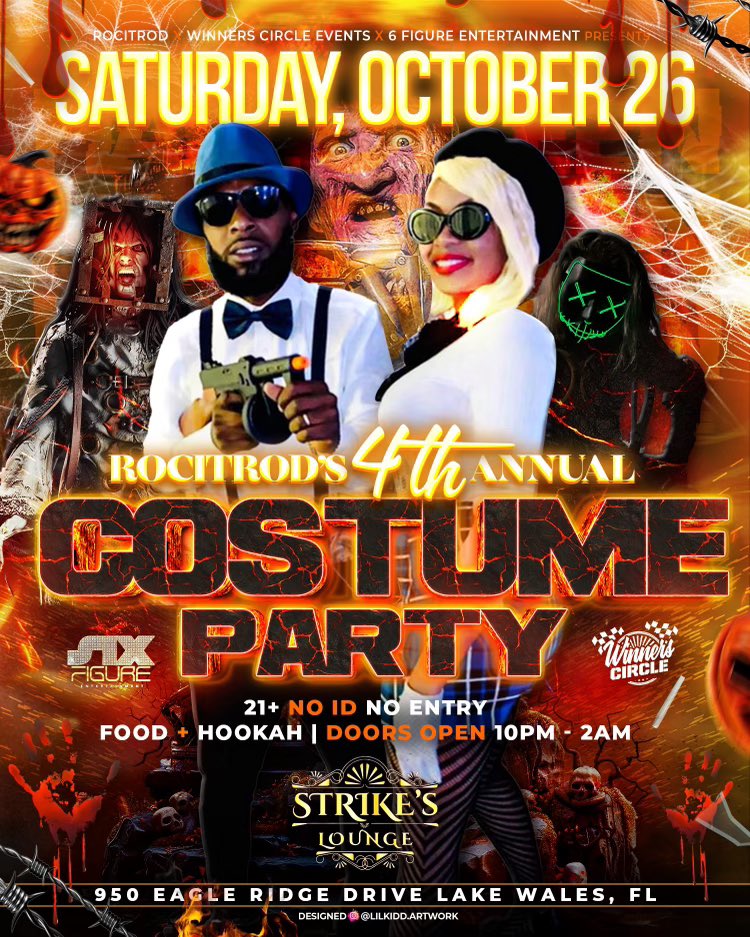 ChickLW's tweet photo. 🚨THIS SATURDAY🚨ROD’s 4th ANNUAL HALLOWEEN 🎃 BASH https://t.co/r0g2vPlIue