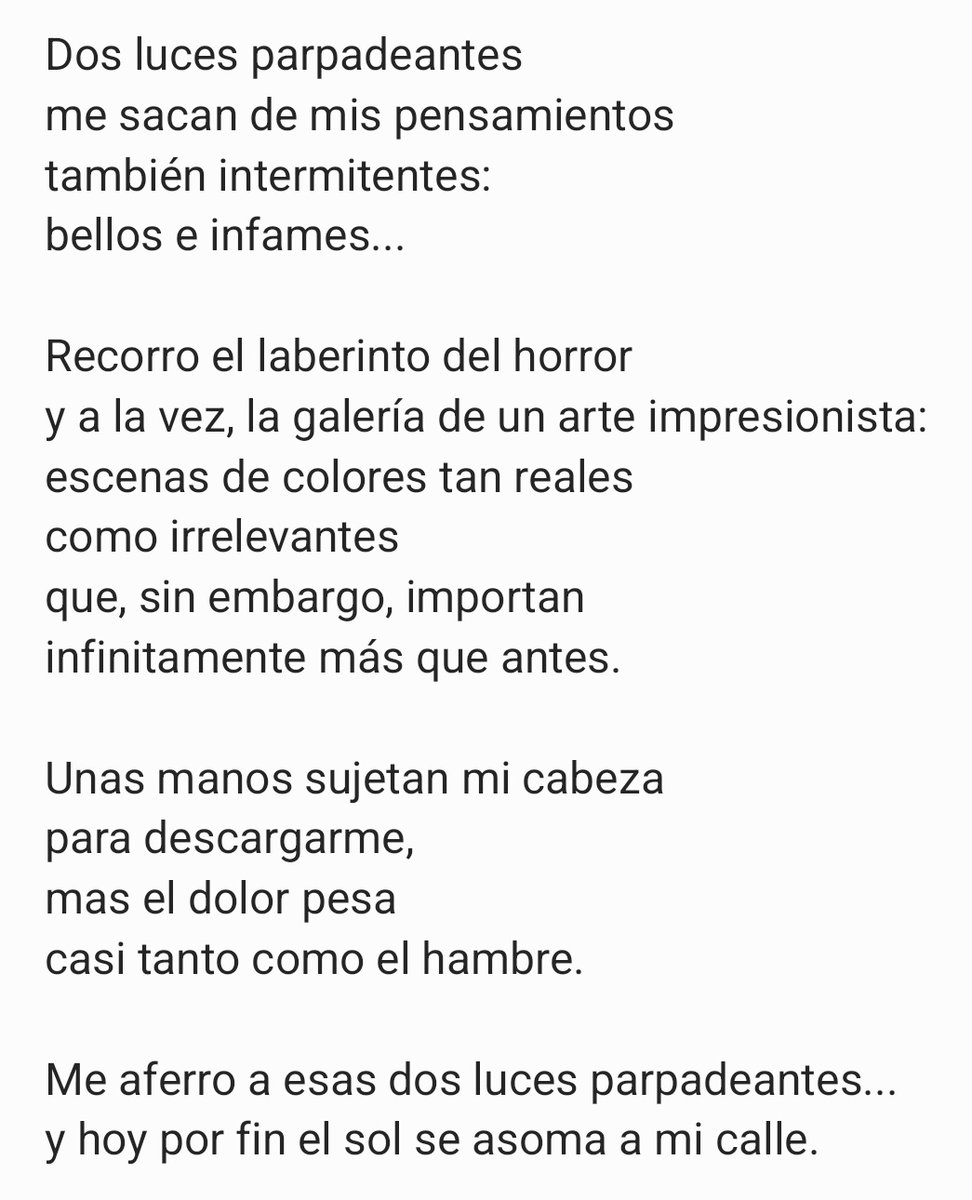 <a href="/LiberaTuVerso/">LiberaTuVerso 𖥧𖡼.𖤣𖥧𖡼.𖤣𖥧</a> <a href="/cntaengua/">Carmen Victoria 🦋</a> <a href="/elchicodelaros2/">Elchicodelarosanegra</a> <a href="/ElJardinDeEva/">historiaŠintiempo</a> <a href="/frokien/">Alhambrilla</a> <a href="/inesperado07/">𝓙𝓪𝔃𝔃𝔃 🦉🦉🦉</a> <a href="/jimnez_silvia/">Silvia Luz Jiménez 🪴</a> <a href="/litteraest/">•𝑒𝓈tℍ𝒆я♡𝕝𝐢ȶⓉ•</a> <a href="/marguita_41/">Margot</a> <a href="/OmarMG31685418/">OmarMG</a> <a href="/Renee_Poesia/">ᖇEᑎéE ♀️</a> <a href="/seriesvspelis/">Ana</a> <a href="/zascandil_7/">Ricardo Naval</a> #LiberaTuVerso