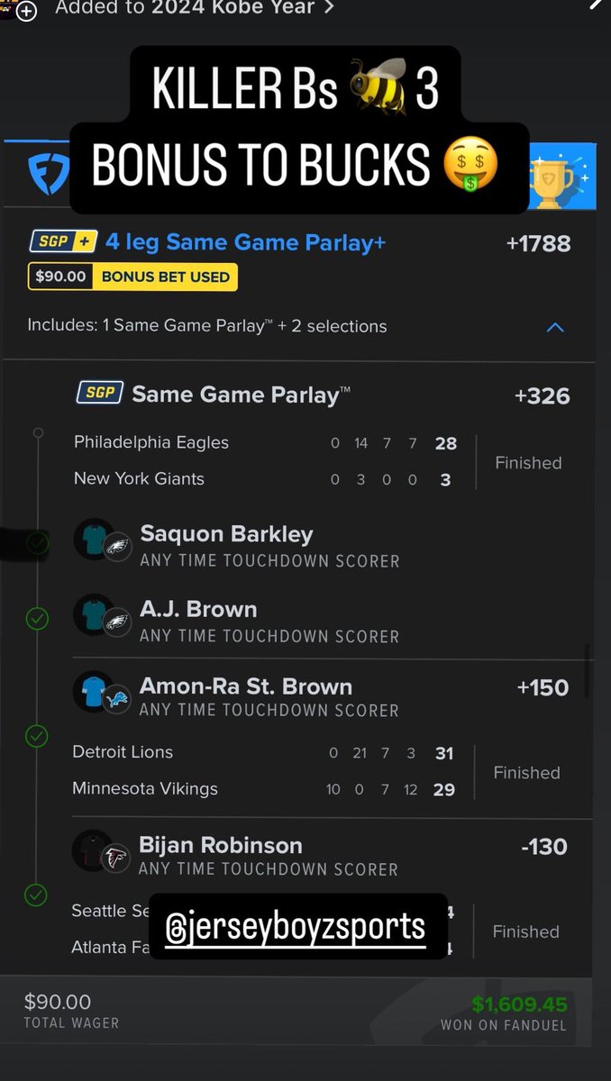 NJboyzsports's tweet photo. WE ARE ON 🔥 🔥 🔥
COME CASH WITH US
VIP DISCORD 20% OFF USING PROMOCODE “PROPS2024”👇
https://t.co/AYaGDw3Yo5
NBA STARTS TMW WE JUST GETTING STARTED!!
#GamblingsTwitter #GamblingX #sportsbettingtwitter #SportsBettingX #NFL #VIPDISCORD #CASH #MONEY #Jerseyboyz #Lays4Days https://t.co/xKNuG7SiCj