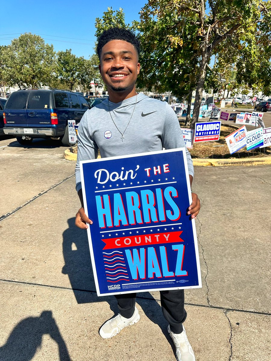 I’m 22 years old and I just voted. Not only just for my future, but for the future of every woman, the future of social security, and for the future of democracy.

I did that by voting for <a href="/KamalaHarris/">Kamala Harris</a>