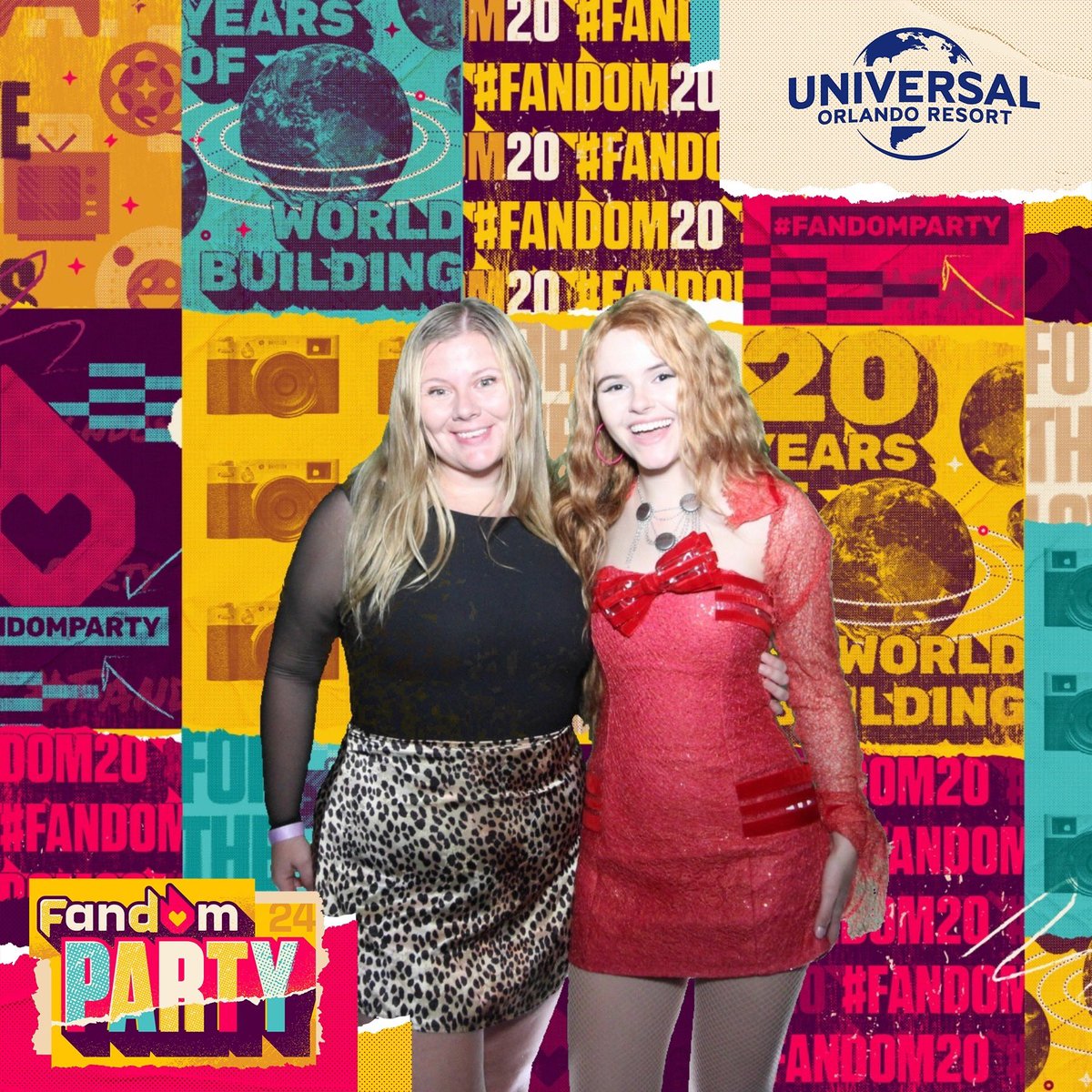 getFANDOM's tweet photo. Fun times captured at the @UniversalORL photo booth! ๐ธ #FandomParty #Fandom20 https://t.co/ggaSZjHwfV