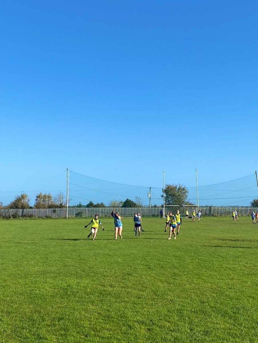 RCS_Gaa's tweet photo. Well done to our Jnr Ladies Footballers who went two for two in their group stage blitz achieving victories over @colaisteabbain &amp; @EnniscorthyC. It was a great display of football with many 1st years making their debut for the school 💪🏼 They now progress to the next round 💙🩵 https://t.co/9BrpJAkaBx