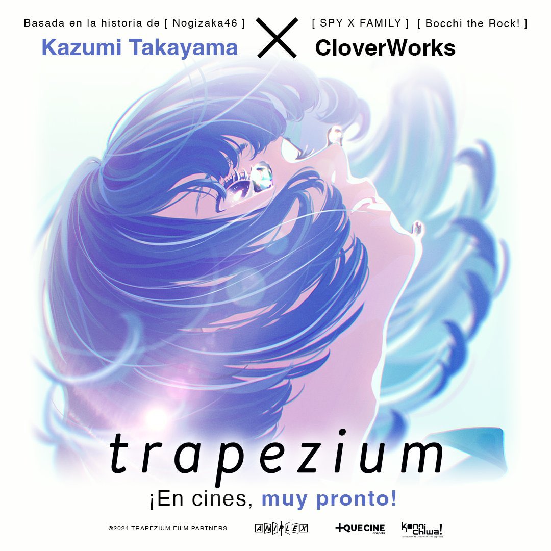 Que_Peks's tweet photo. ¿Quieres ver “TRAPEZIUM” antes que nadie?✨👀

Gana un PASE DOBLE para la función especial de “TRAPEZIUM” este 22 de Octubre al Sur de la CDMX 💎💜

Participa: 
- Da ❤️ y 🔄
- Síguenos @que_peks y @KonnichiwaFest 
- Comenta: 3 increíbles estrenos que trajeron nuestros amigos de KONNICHIWA! este 2024 😍🍿

¡Suerte! 🍀
