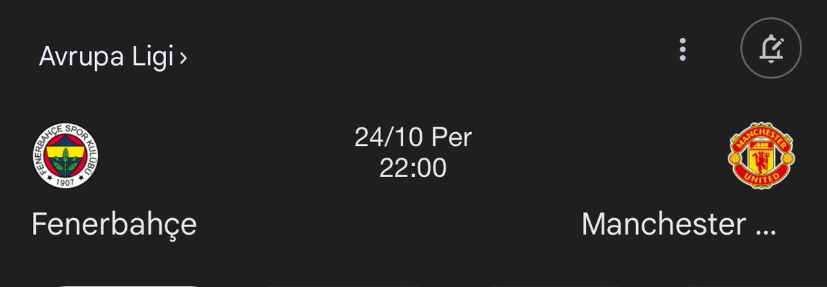 Başlamadan sonucu bilenen tek maç.
Fenebahçe 0 - Manchester United FC 0