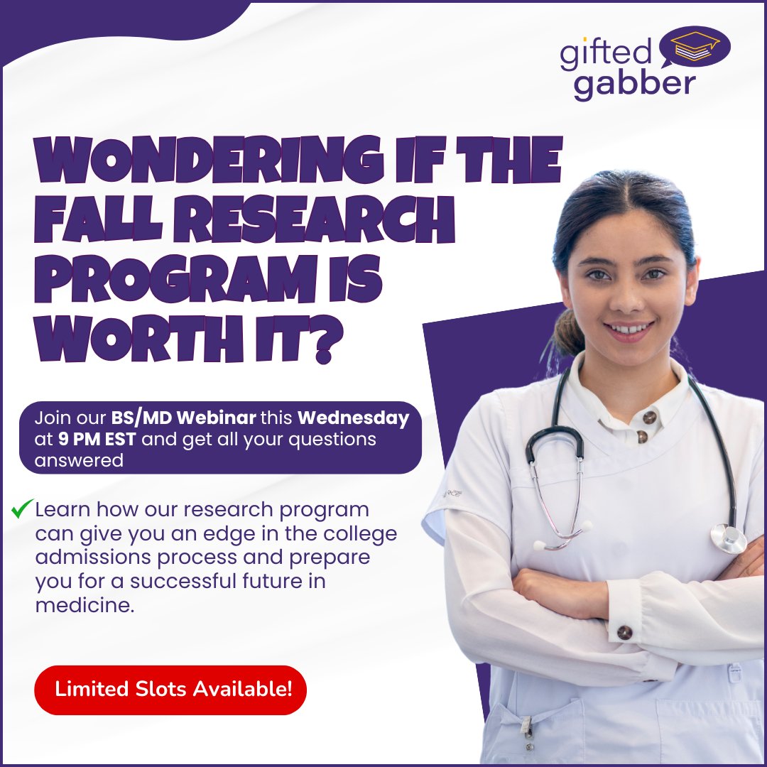 JothsnaKethar's tweet image. 🚀 𝐉𝐨𝐢𝐧 𝐎𝐮𝐫 𝐁𝐒/𝐌𝐃 𝐋𝐢𝐯𝐞 𝐖𝐞𝐛𝐢𝐧𝐚𝐫 𝐟𝐨𝐫 𝐂𝐥𝐚𝐫𝐢𝐭𝐲 𝐨𝐧 𝐎𝐮𝐫 𝐑𝐞𝐬𝐞𝐚𝐫𝐜𝐡 𝐏𝐫𝐨𝐠𝐫𝐚𝐦! 🩺✨

💻 Register Now: rfr.bz/tnpqwxn

#BSMDWebinar #ResearchProgram #CollegePrep #FutureDoctors #STEMOpportunities #MedicalSchoolJourney