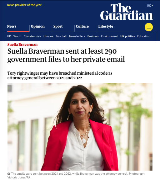 If you're incompetent, you might send a few to your private email by accident, but 290?

Was she selling state secrets?