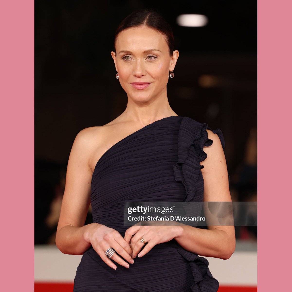 Gabriella Pession on the red carpet for her role in “The Count of Monte Cristo” at the 19th Annual Rome Film Festival
