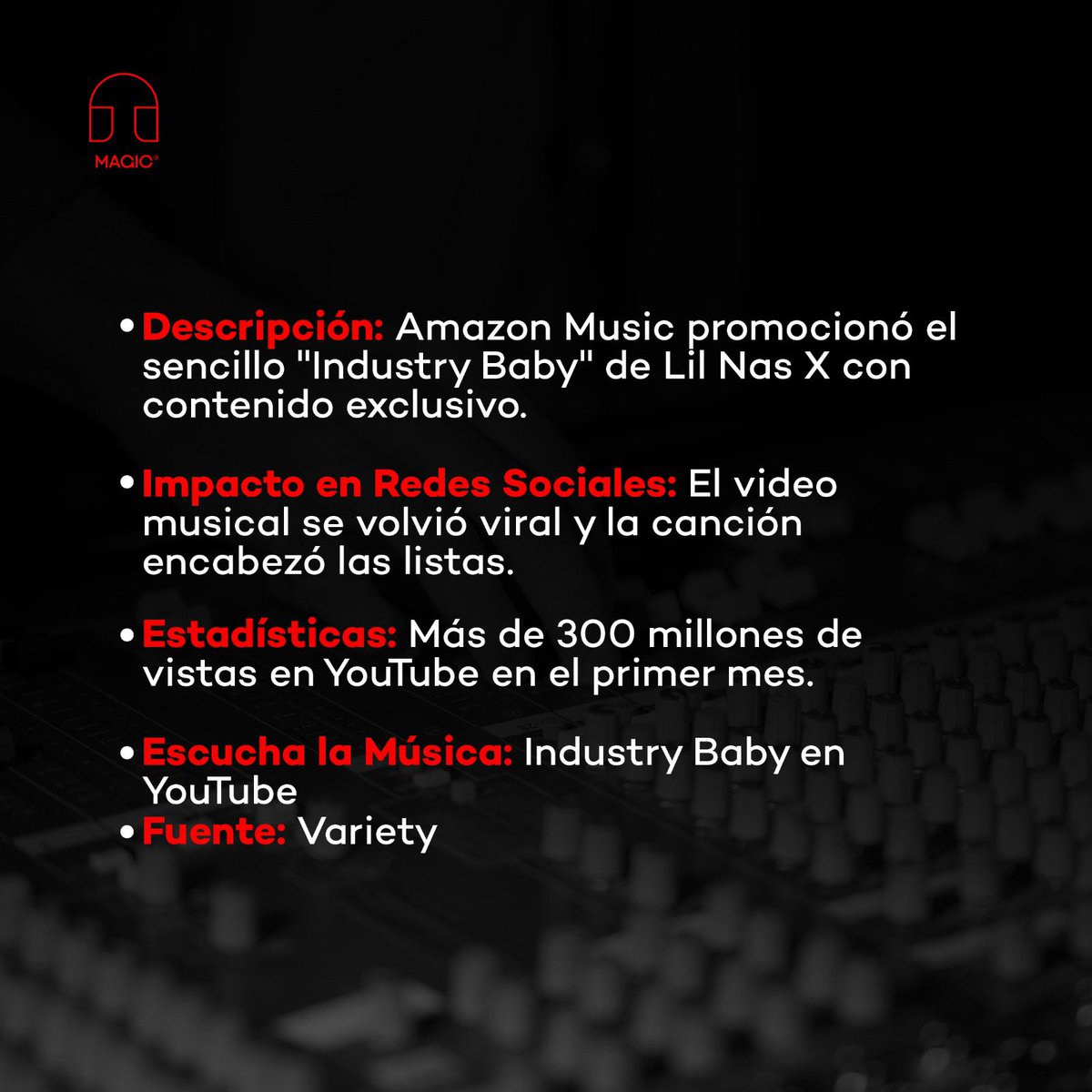 magicestudio's tweet photo. Todas las Campañas Publicitarias Exitosas tienen algo en común: ¡Música! 🎵
⠀
Que nunca se olviden de tu marca.
¡Hagamos una reunión! 🔥
📲 0987566646
https://t.co/blSwihOfRN
⠀
Passion Creates Magic 🔥🌟

#AudioBranding #Audio #Marca #Música #Marketing #Publicidad https://t.co/ReiWwQuiOB