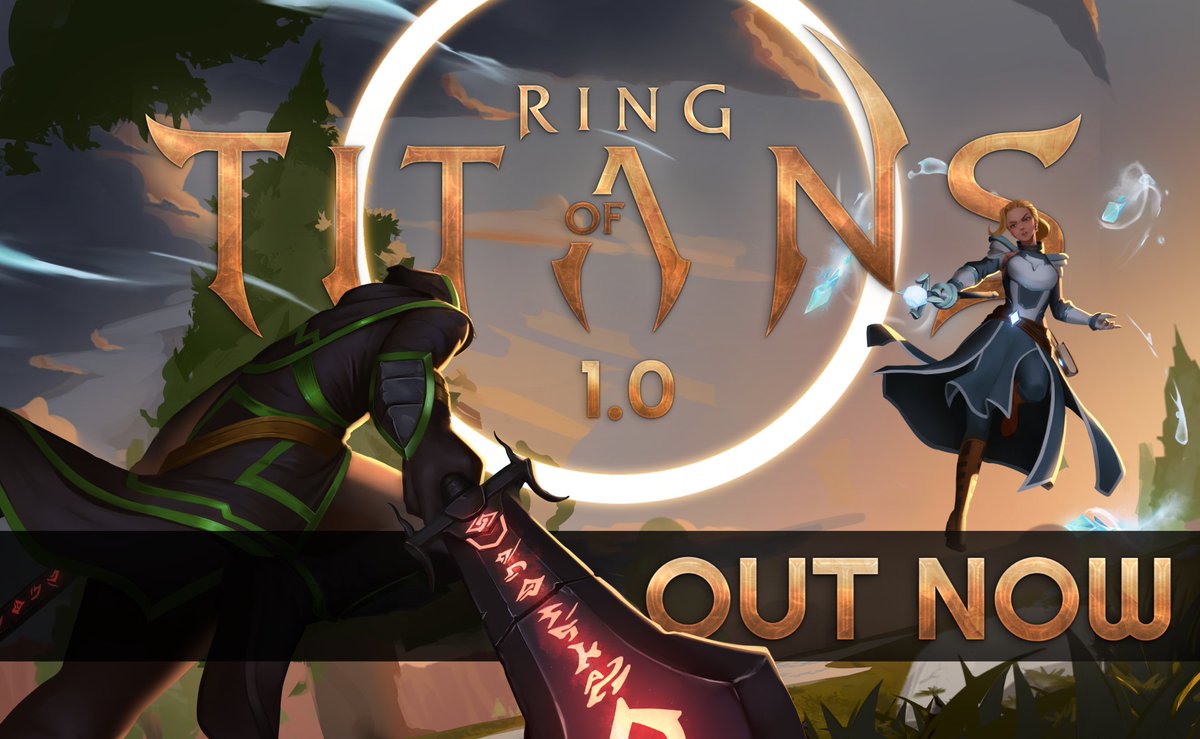 Ring of Titans 1.0 is out NOW! It's time to experience Ring of Titans like never before! 

Ring of Titans is a fast-paced tab-target MMO-style PvP game with 1v1, 2v2, 3v3 and CTF. There's no grind, no pay to win, and no RNG. Just queue and play.

store.steampowered.com/app/1460550/Ri…
