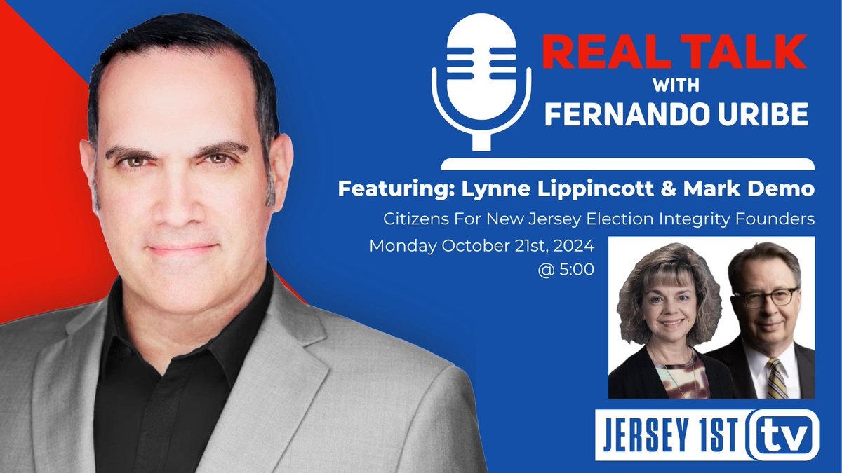 theamazinguribe's tweet photo. 🚨TONIGHT AT 5:05PM🚨
I welcome @Citizens4NJEI to #RealTalkWithFernandoUribe via @Jrsy1st
You’ll enjoy “Final Thoughts” as I examine today’s headlines in #NewJerseyPolitics & more!
You can tune in via:
https://t.co/mteBblbVMJ
https://t.co/XciSNulQPj https://t.co/XxW8tR6D7S