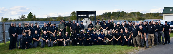 NYSDOCCS's tweet image. DOCCS’ OSI held its 2nd national K9 training conference for correctional institutions at the OSI K9 Training Center in Marcy, NY. The conference, “K-9s Behind the Wall,” included Sen. Griffo, Assemblymembers Miller, Buttenschon, &amp;amp; over 50 K9 handlers from 7 states &amp;amp; 8 NY counties