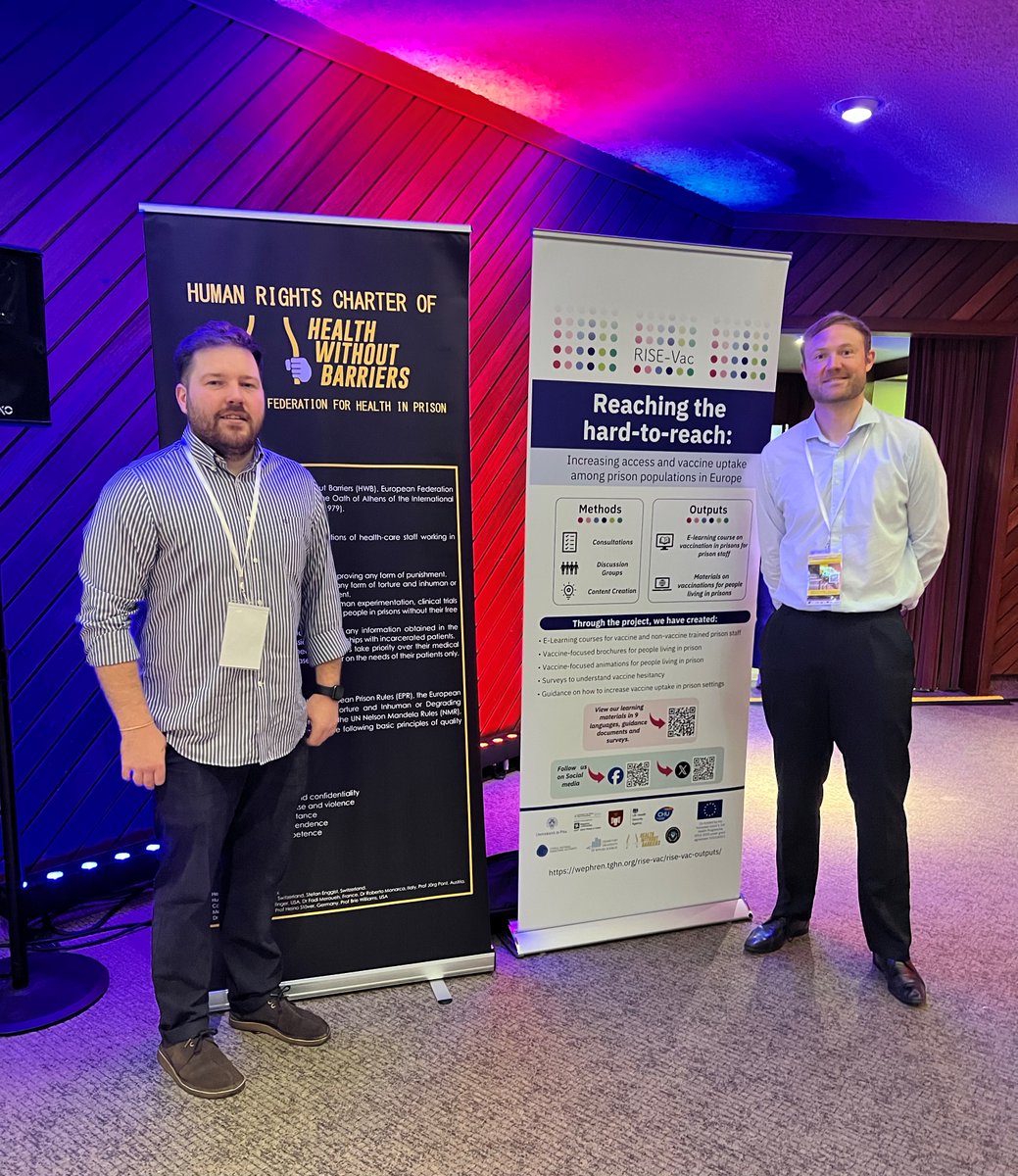 Great first day at the 4th EU Conference on Prison Health where we shared our project!