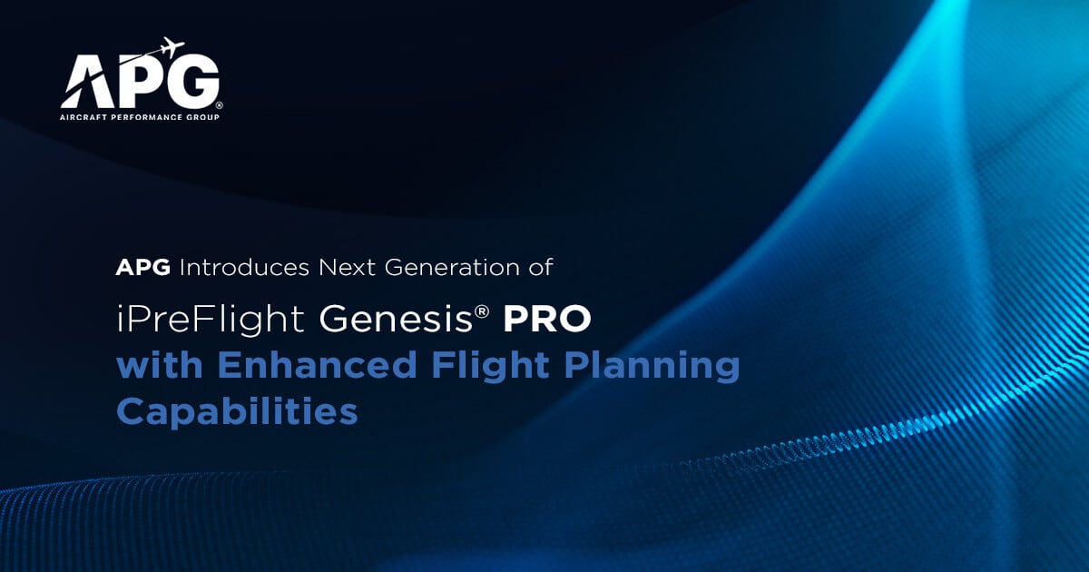 APG is proud to unveil the latest release of iPreFlight Genesis®️ PRO. Expanded chart coverage, integrated SCAP calculations, zone loading, and 2X faster route generation, this update delivers unparalleled efficiency and safety.
 
Read the full release: hubs.ly/Q02V7Pj90