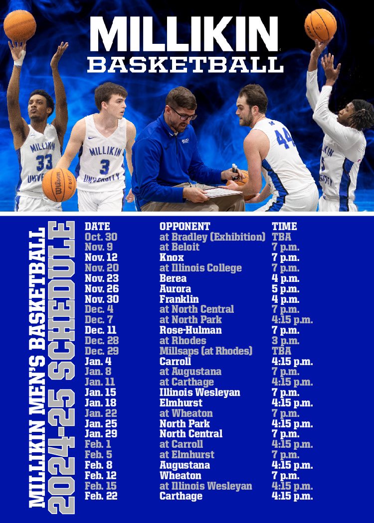 Millikin Basketball tweet media