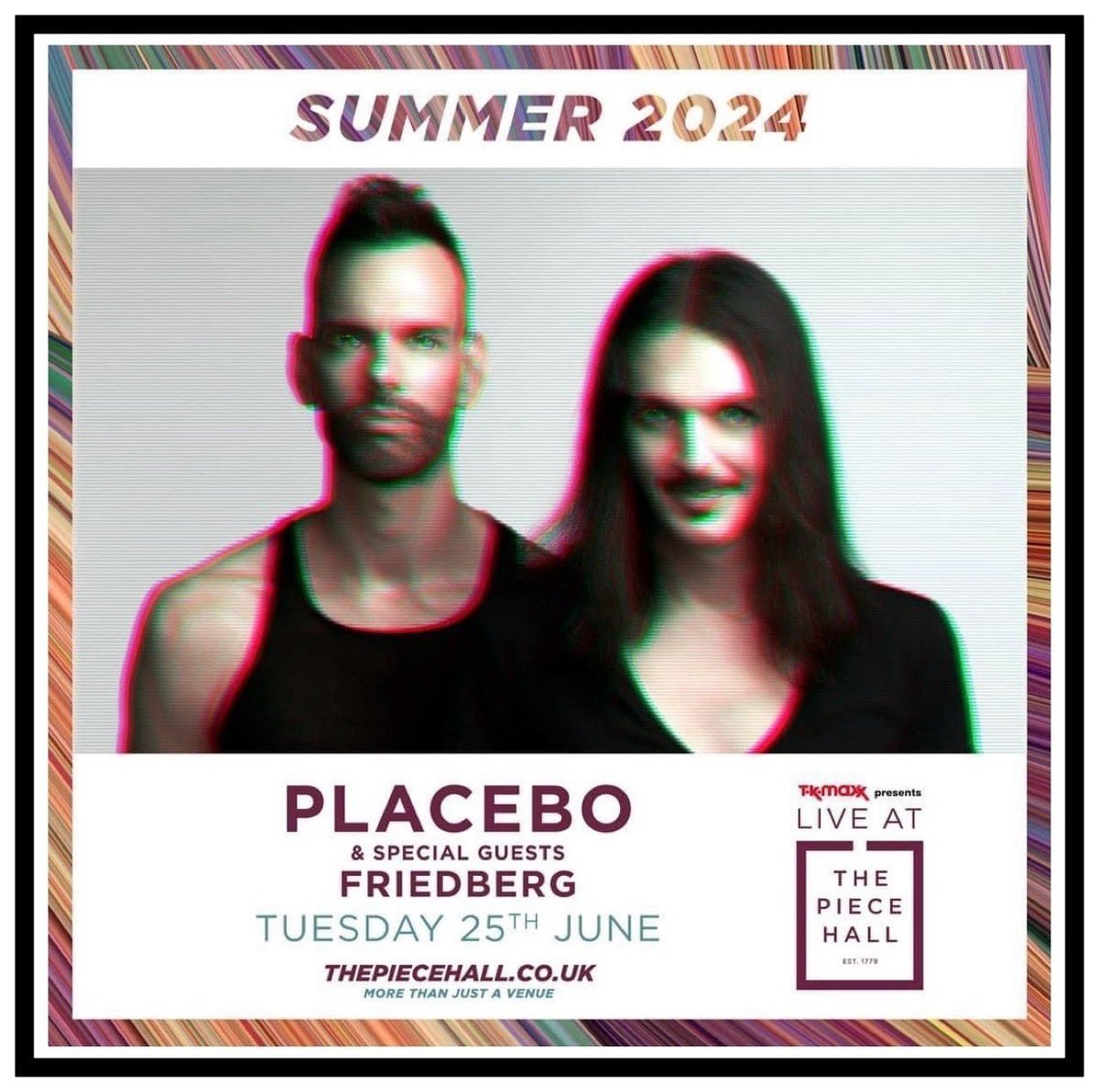 Placebo Setlist from The Piece Hall gig. Signed by Brian Molko &amp; Stefan Olsdal. We’re pleased to support Teenage Cancer Trust in their ongoing efforts and outstanding cause #Placebo #PlaceboFansUK #BrianMolko #StefanOlsdal #PlaceboCollection #PlaceboAutograph #TeenageCancerTrust