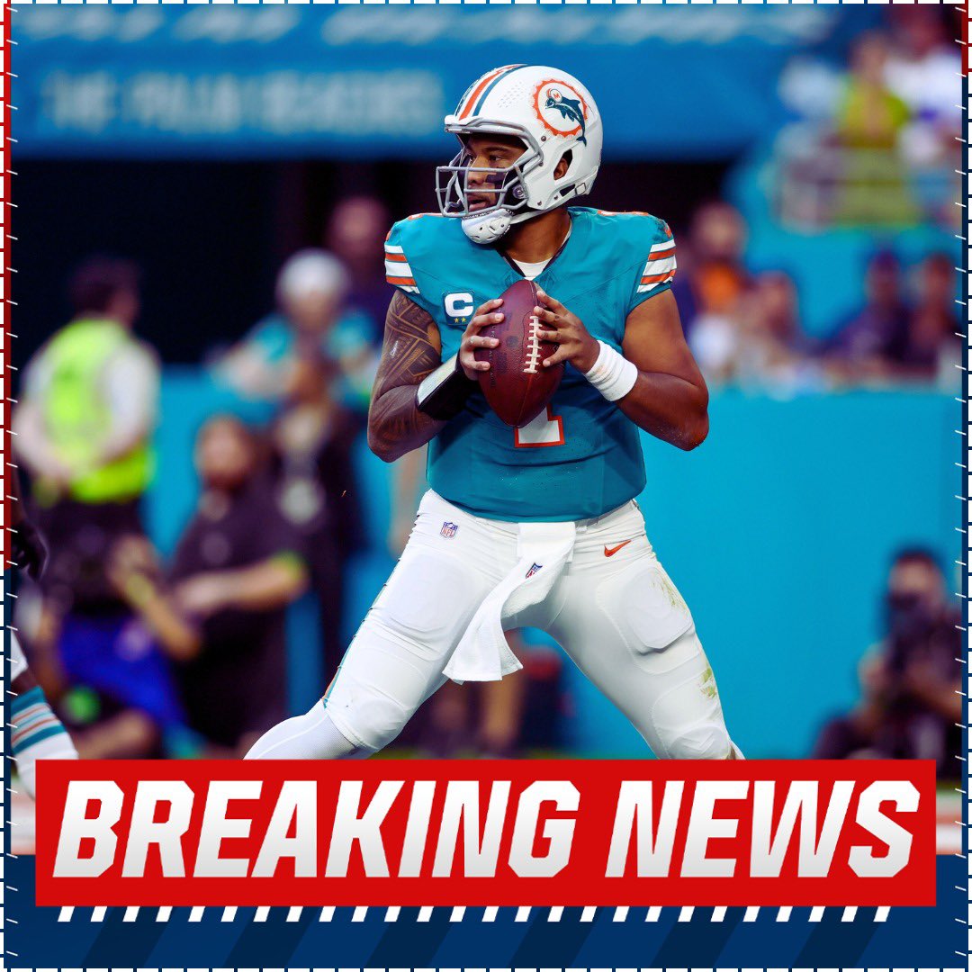 MySportsUpdate's tweet photo. The #Dolphins are designating QB Tua Tagovailoa to return from IR with the homes of playing on Sunday vs. Arizona. The return is happening. https://t.co/hjpslDz1sA