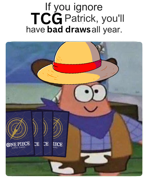 Don't ignore TCG Patrick.