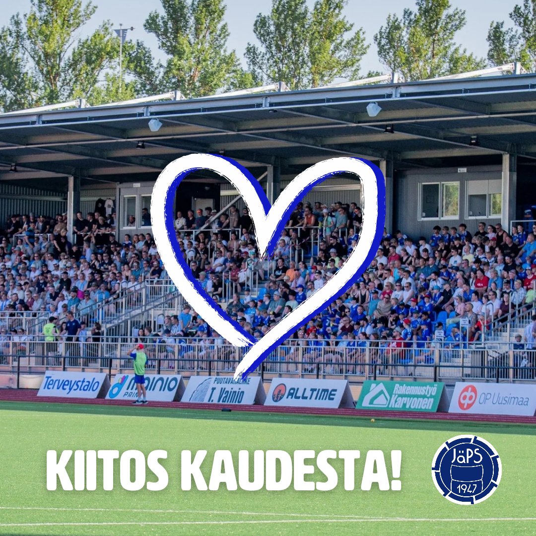 JapsEdustus's tweet image. Lauantaina paketoitiin JäPSin kolmas kausi Suomen toiseksi korkeimmalla sarjatasolla! 5. sija Ykkösliigassa on seurahistorian paras sijoitus, vaikka kausi piti sisällään aikamoisia käänteitä.

JäPS kiittää koko upeaa JäPS-yhteisöä osoittamastanne tuesta!