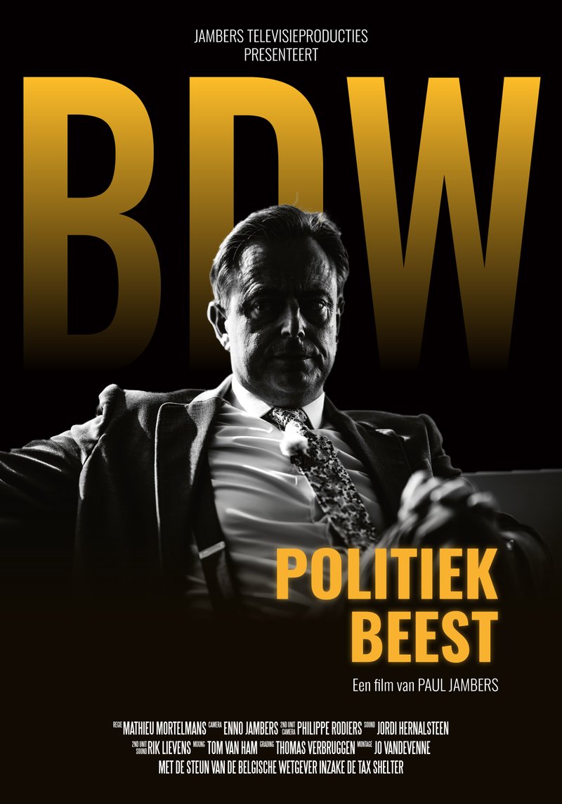 Bart De Wever op BDW Politiek Beest poster