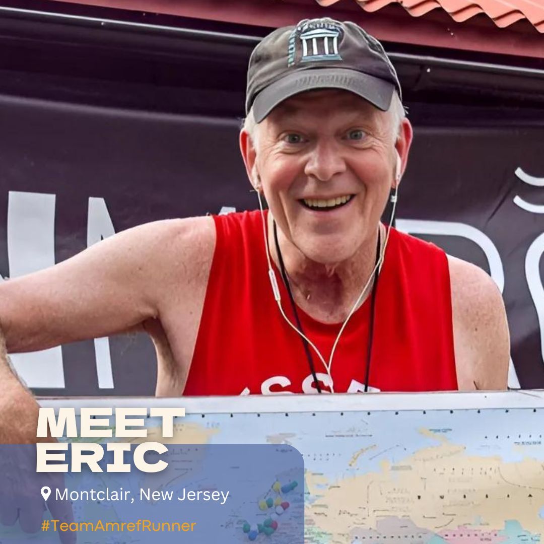 AMREFUSA's tweet photo. Eric is ready for his first-ever marathon with #TeamAmref! His playlist is packed, but Bruce Springsteen’s “Born to Run” is his go-to jam to kick things off 🎶 Catch more of Eric’s running journey on his blog: https://t.co/1neYViqB5A. https://t.co/BdNqHgt6RK