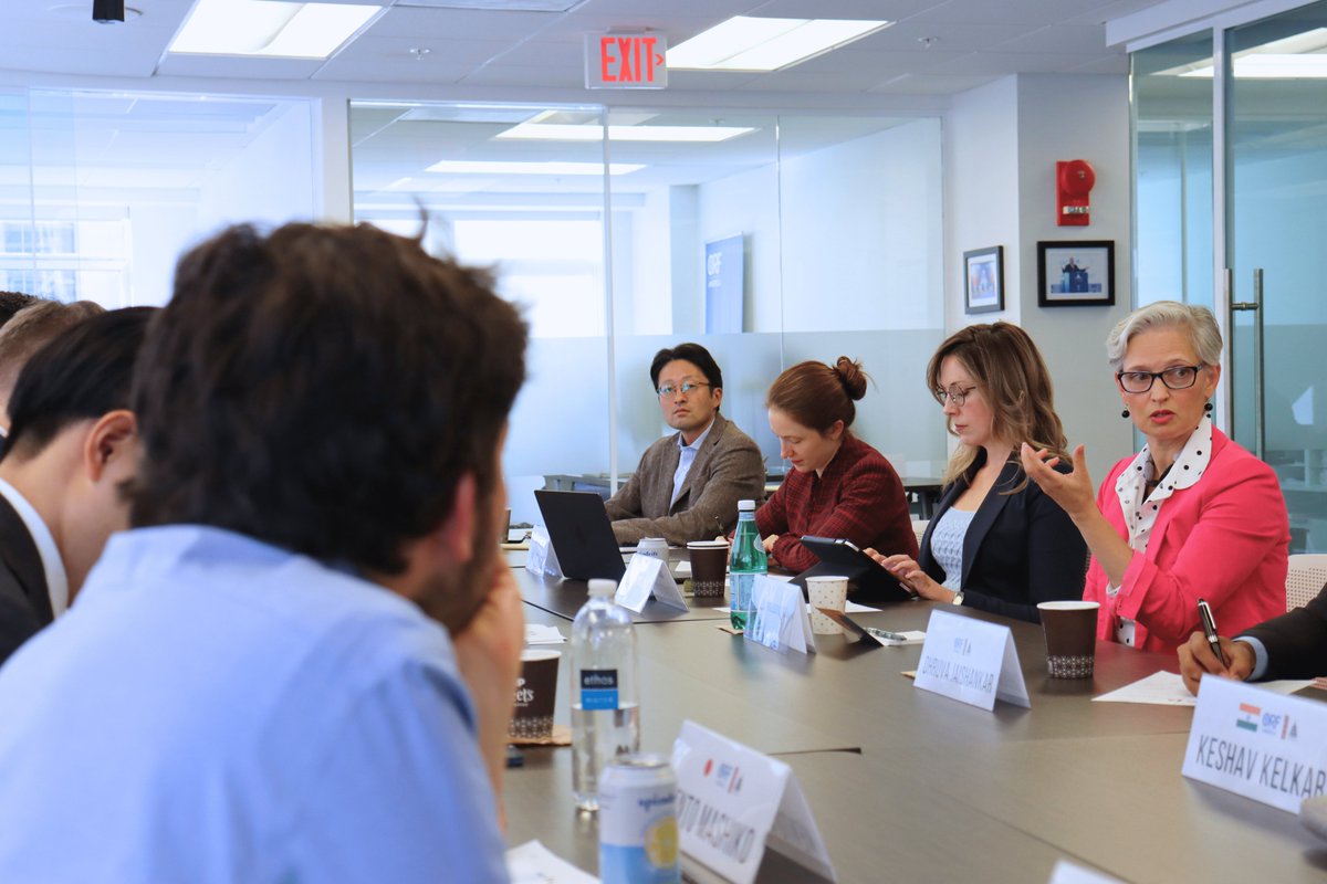 ORF America (@orfamerica) on Twitter photo An insightful conversation with <a href="/RollandNadege/">Nadège Rolland</a> of <a href="/NBRnews/">The National Bureau of Asian Research</a> on the arc of Chinese power. 📸 from this morning ⬇️
#Quad #FourSight24 An insightful conversation with <a href="/RollandNadege/">Nadège Rolland</a> of <a href="/NBRnews/">The National Bureau of Asian Research</a> on the arc of Chinese power. 📸 from this morning ⬇️
#Quad #FourSight24