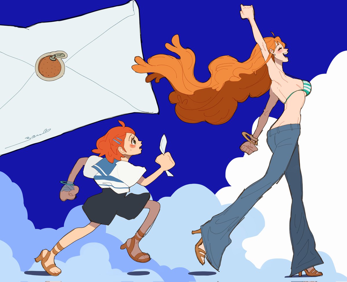 el3ctricFuneral's tweet image. 💌 🍊 #ONEPIECE #ONEPIECEFANLETTER