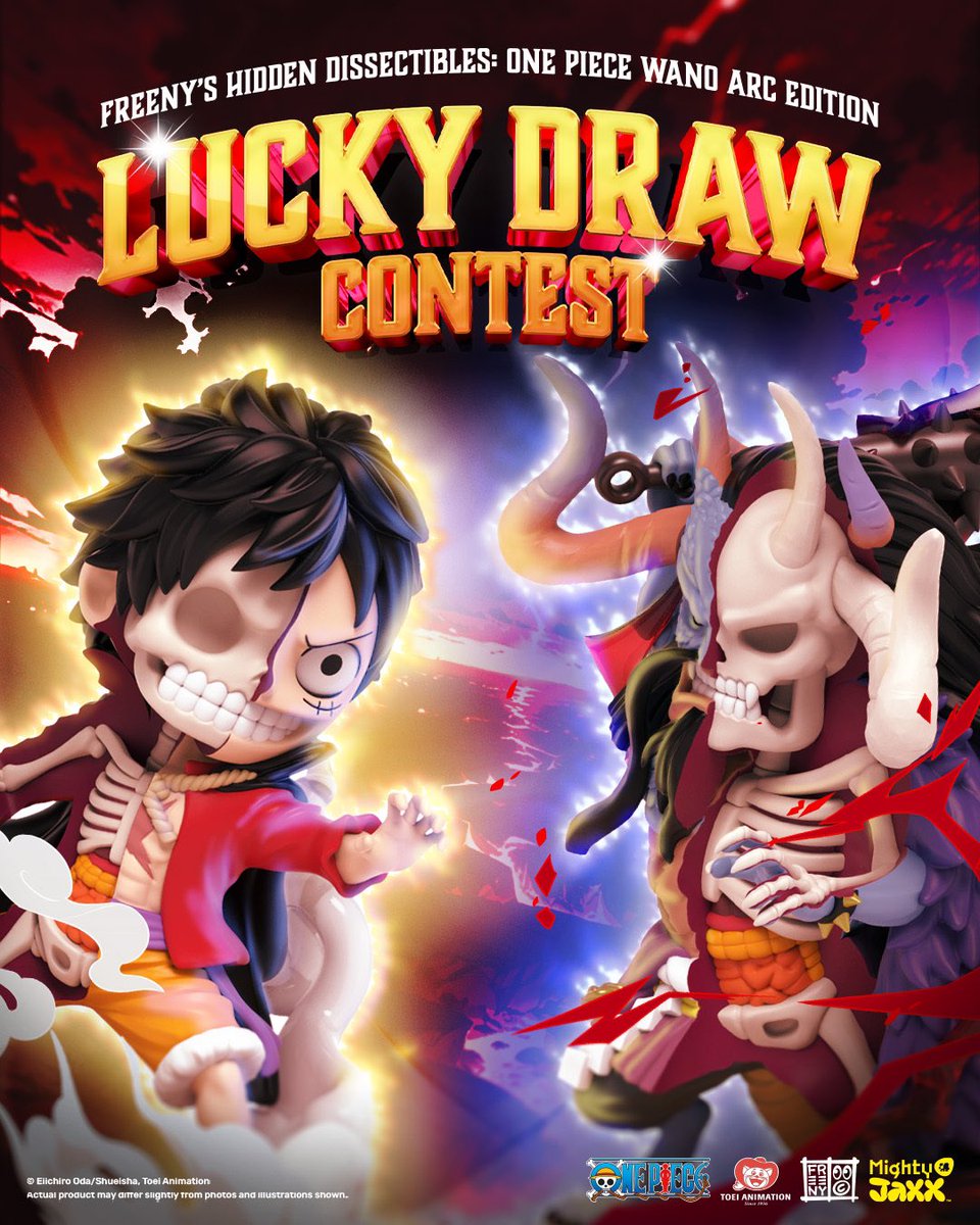 Enter Mighty Jaxx's Lucky Draw Content for a chance to win a