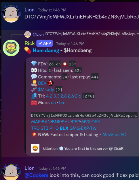 eternalfnf's tweet photo. We mined some good shit today boys 

$Homdaeng went from $25k to $790k Mcap -> 30x  

Join our community today and let's start cooking together

#fnf #alpha #cto https://t.co/ktnkDsd1yM