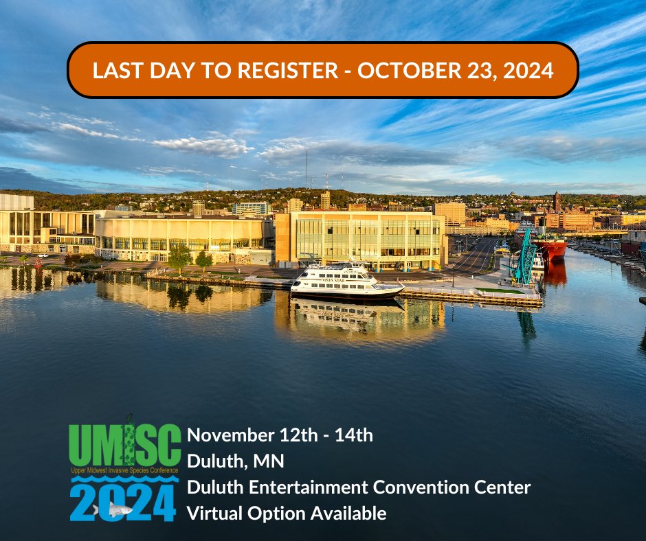 UMISC2024's tweet image. We're adding a grace period to UMISC registration. Registration for in-person attendance will remain open until Noon on Wednesday October 23rd. We're happy to see so many people signing up and we look forward to connecting with you in November. umisc.net/registration.h…
