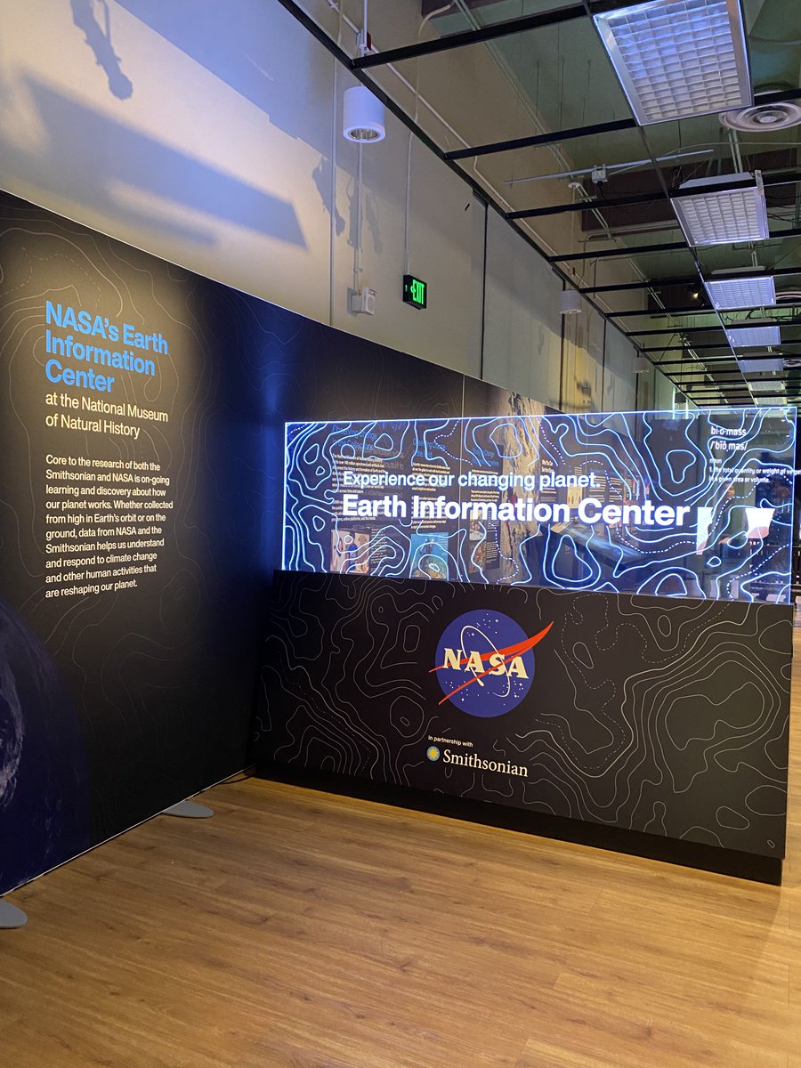 GEDI_Knights's tweet photo. Fancy a day trip to Washington, D.C.?  Check out the @NASA Earth Information Center exhibit at the Smithsonian Nat'l Museum of Natural History @NMNH to see #GEDI forest height data visualized on the big screen 😎

@UMDResearch @umdgeography @bsosumd https://t.co/1mzDVvCAOD