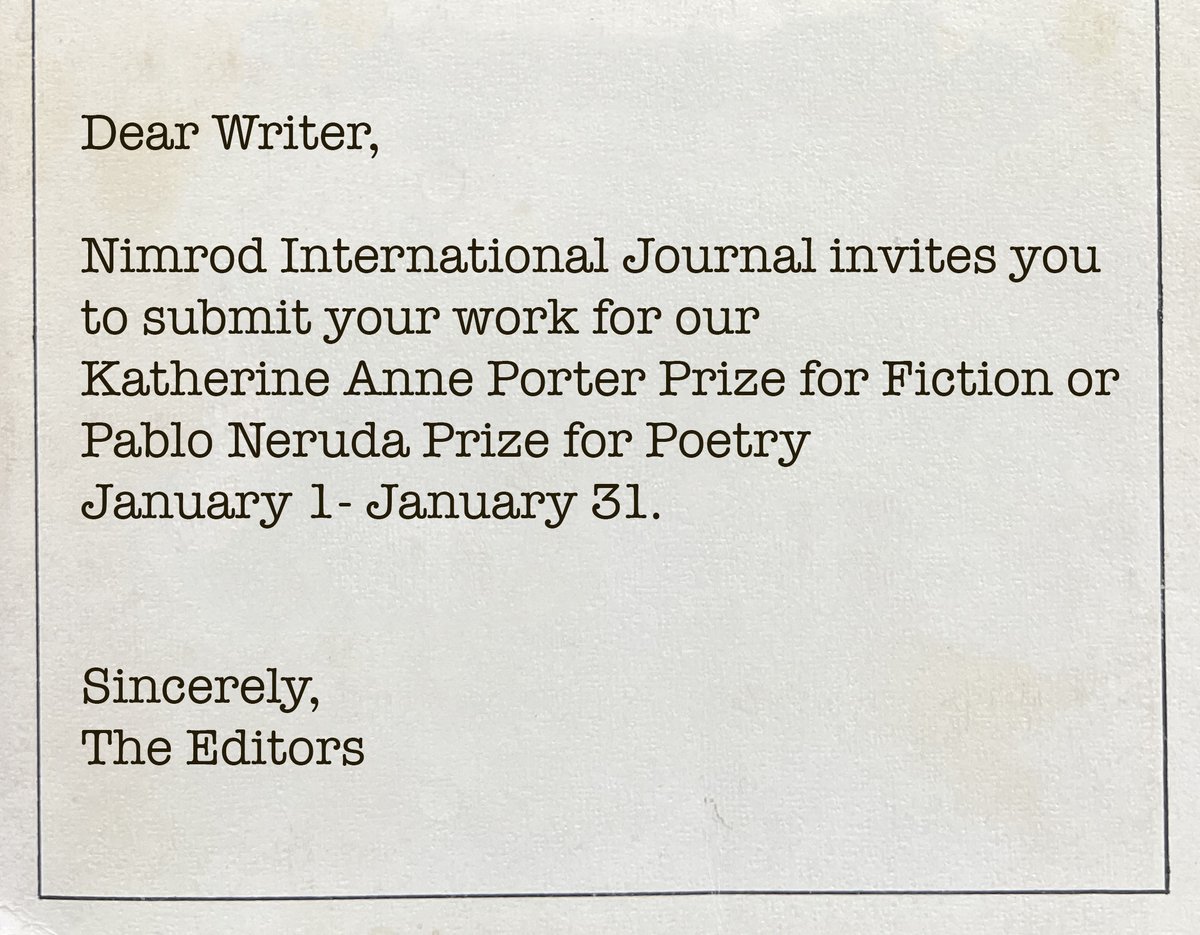 Nimrod Journal tweet media