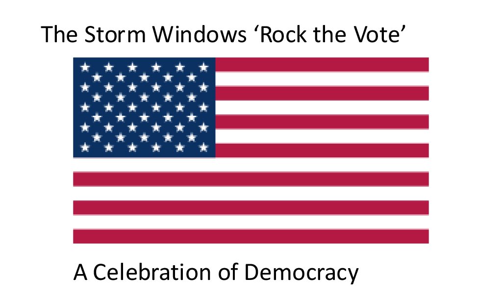 Rock the Vote Show Nov 1. Stone Corral Brewery Richmond Vt. 7 pm #americanamusic #vermont #vote