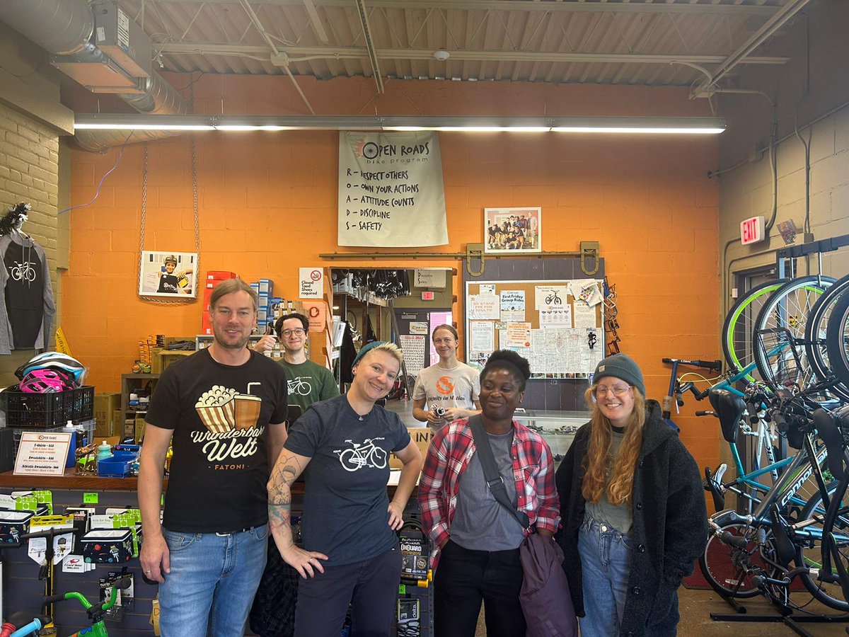 We can't believe we only have one more week to spend with this year's CIP/IJAB cohort. This eight-week-long program has flown by quickly, and Kalamazoo will miss our friends from Germany, pictured here volunteering at Open Roads Bike Program.