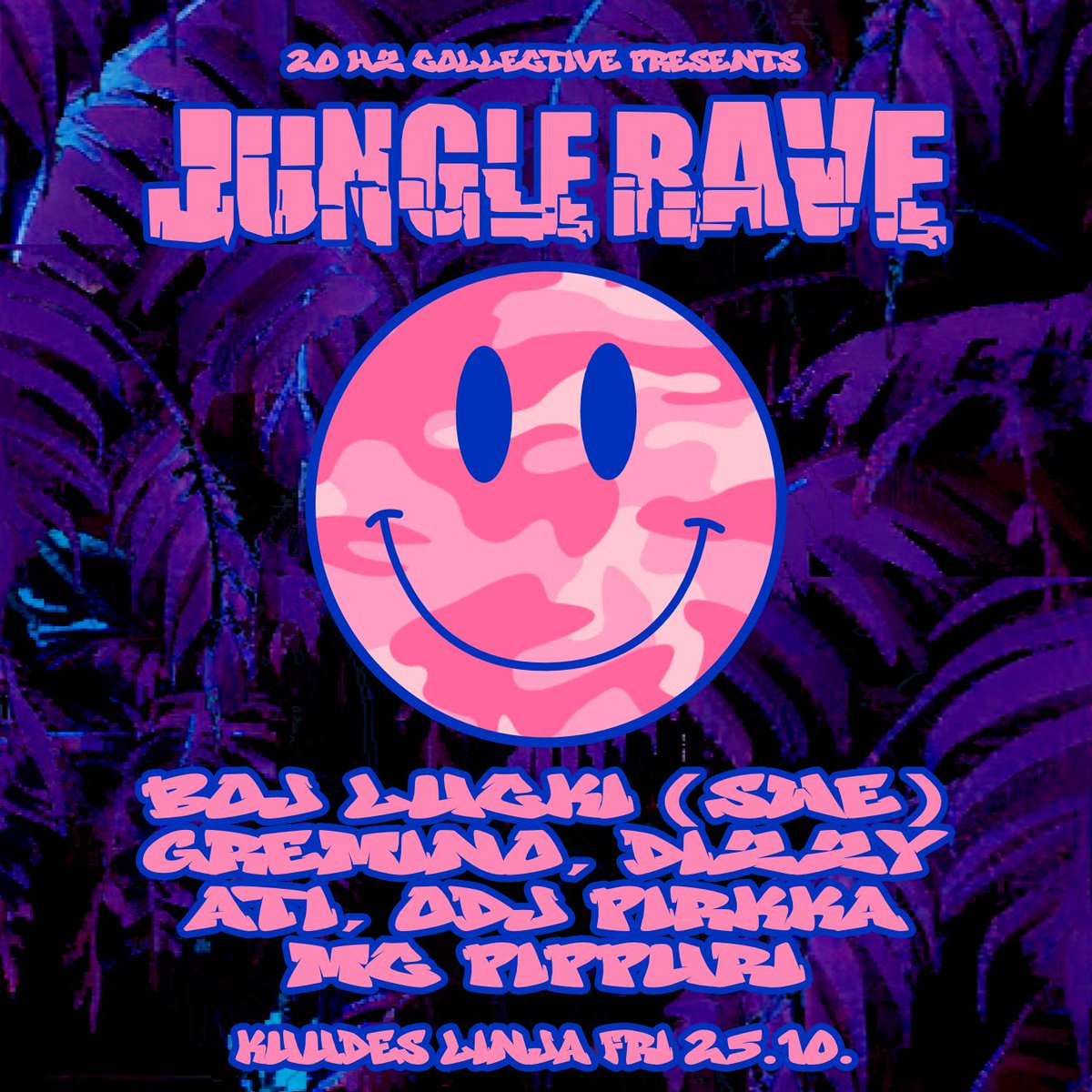 Happy to announce I'm playing in Kuudes Linja this Friday 25.10! Except to hear careful selection of ruff and smooth jungle. Will be rinsing huge amen tearouts too. Exciting thing is that we're accompanied with MC Pippuri, so the vibes will sure to be elevated!

#kallio