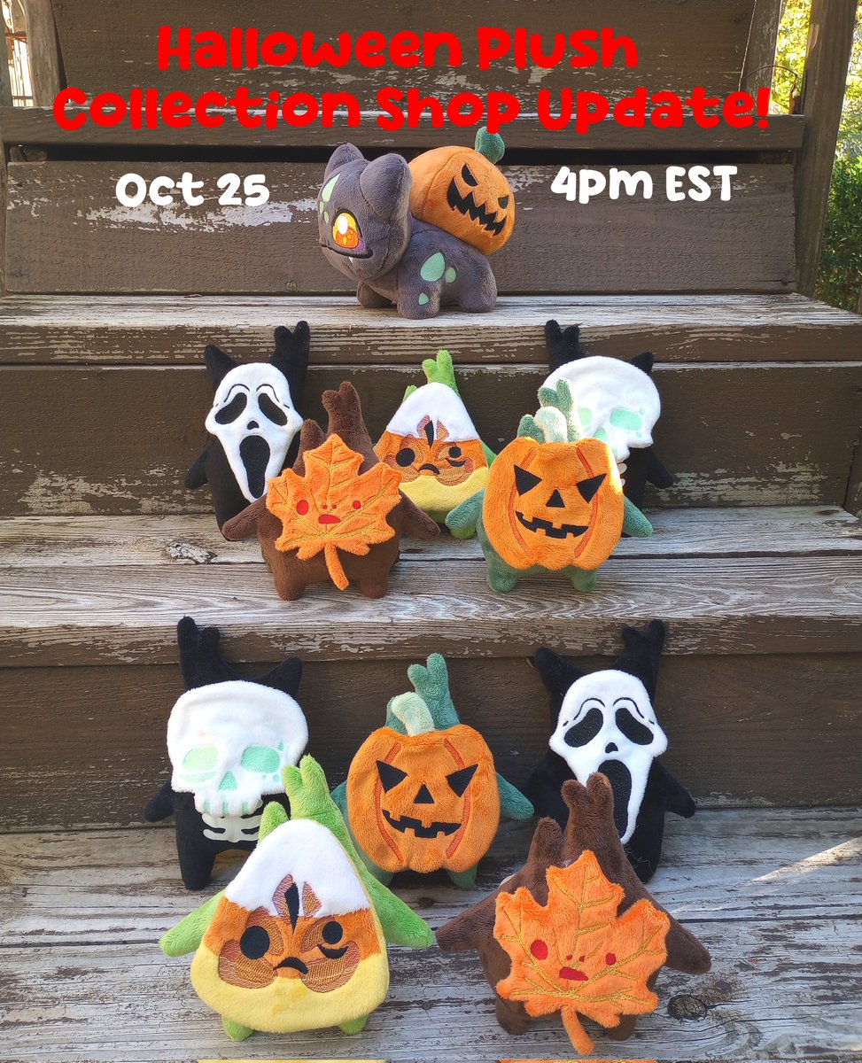 The Koroks (and Bulbasaur!) are dressed for some trick-or-treating in the Halloween drop this Friday! 🎃  (shares extremely appreciated!!)

Important info below⬇️