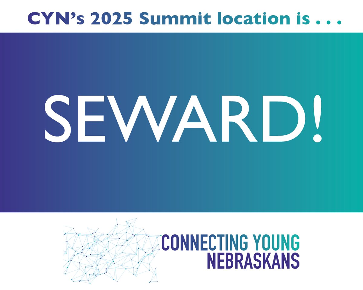 Your 2025 CYN Summit location is... Seward, NE! Mark your calendar for September 26, 2025 and we'll see you there! Join the network to be the first in the know on all things CYN bit.ly/JOINCYN