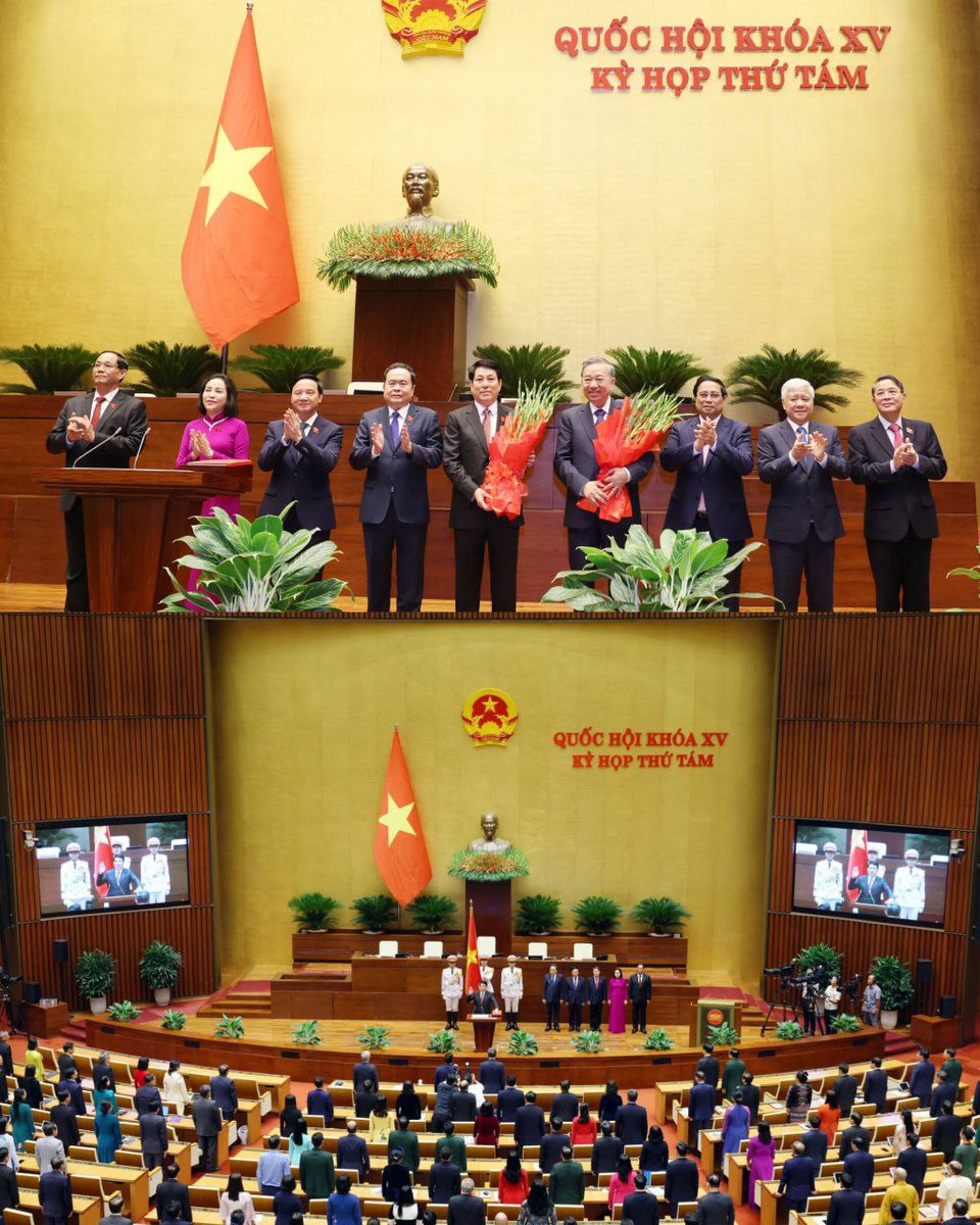 En nombre de la República Bolivariana de Venezuela, hago extensivo mi saludo y felicito al camarada Luong Cuong, miembro del Buró Político del Comité Central del Partido Comunista de Vietnam, electo como presidente de la República Socialista de Vietnam.