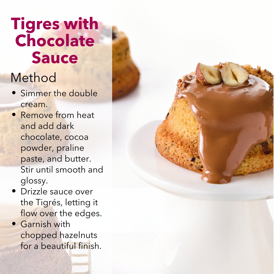 pidyuk's tweet image. Looking for some simple inspiration on how to use our new Tigres sponge cake? Look no further! 

This versatile chocolate sauce recipe is so simple, it only requires 4 steps. Why not also experiment with other flavours like vanilla, toffee, or caramel? 

#pidy #readytofill