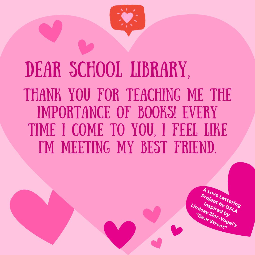ONLibraryAssoc's tweet photo. How has your school library impacted your life? We’d love for you to share your very own #DearSchoolLibrary love letter with one of your favourite memories. #CSLD2024 https://t.co/R9oTp54MZx https://t.co/cF6xVtYCTe