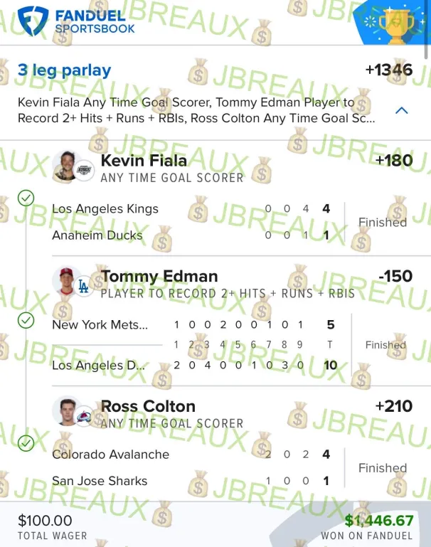 MMadeGambling's tweet photo. We haven't posted in a little while but that hasn't stopped the winning! Here are a few bangers from this past weekend by @jeremybreaux You can get his plays today and every day by joining the free discord->>https://t.co/6CussPsG8s https://t.co/fTXd65qiJH