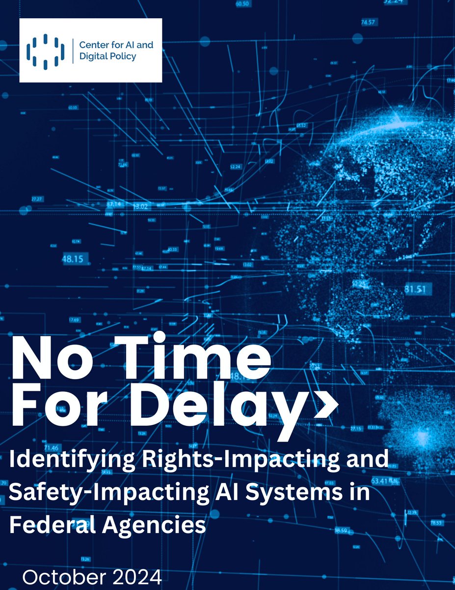 Check out the first in our series of reports on #AI systems in the #federal #government and how agencies are complying with @OMBPress guidance.

caidp.org/app/download/8…